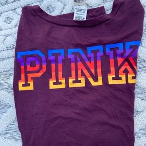 Brand new Victoria secret pink long sleeve Sz S